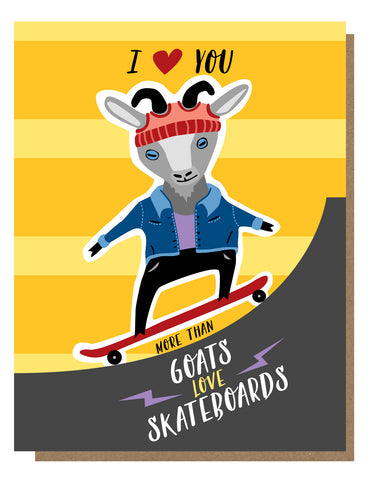 Skateboarding Goats