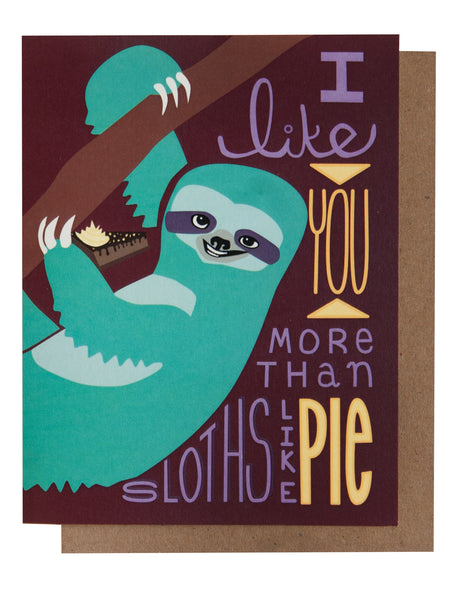 Sloths Love Pie